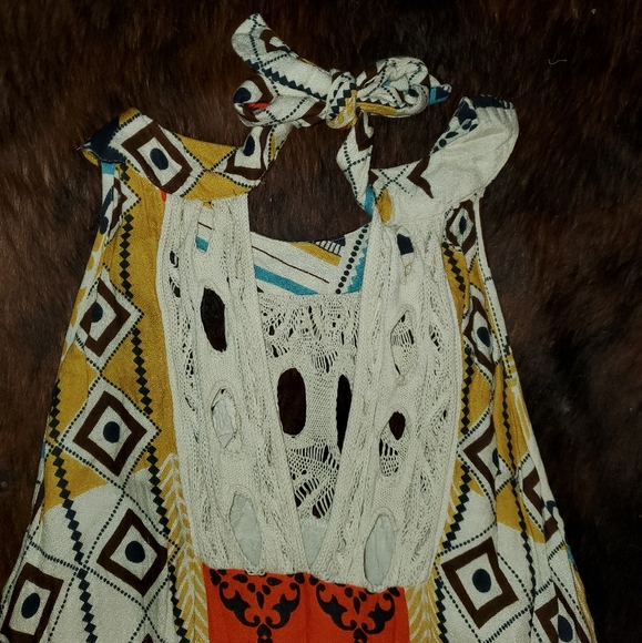 Ariat Cali. moon rise Aztec slim fit maxi dress - Picture 10 of 12